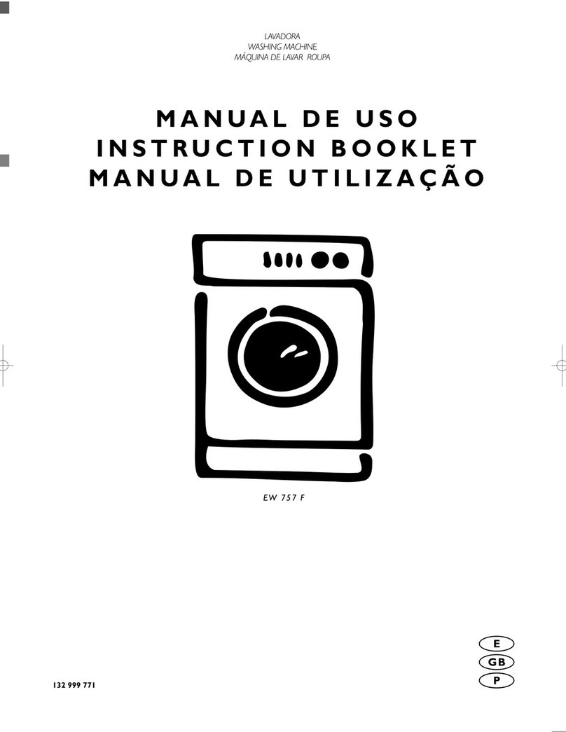Electrolux EW 757 F Instruction booklet
