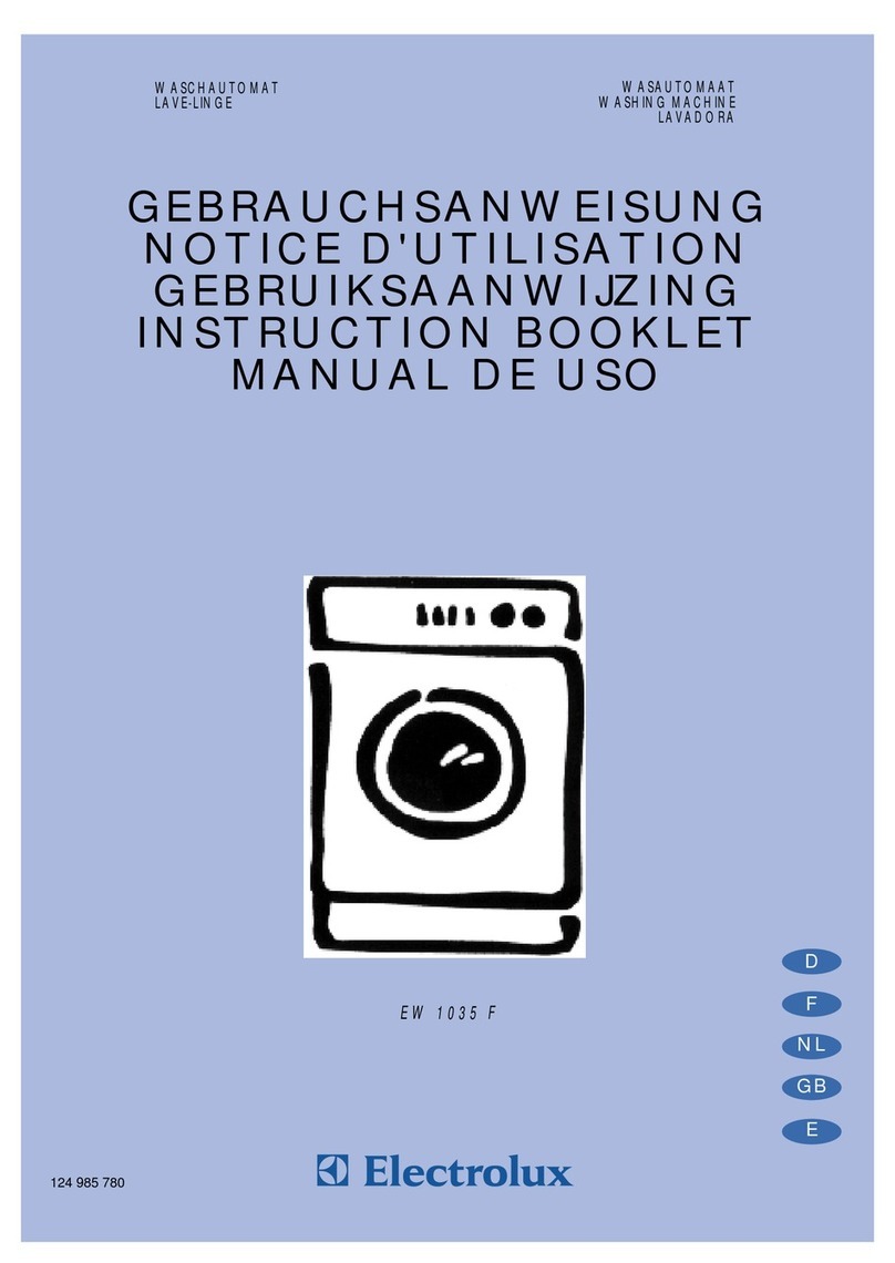 Electrolux EW 1035 F User manual Electrolux EW 1035 F User manual
