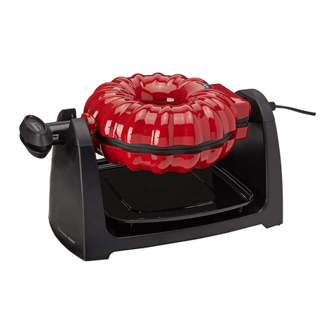 Sunbeam Flip Donut Maker User manual