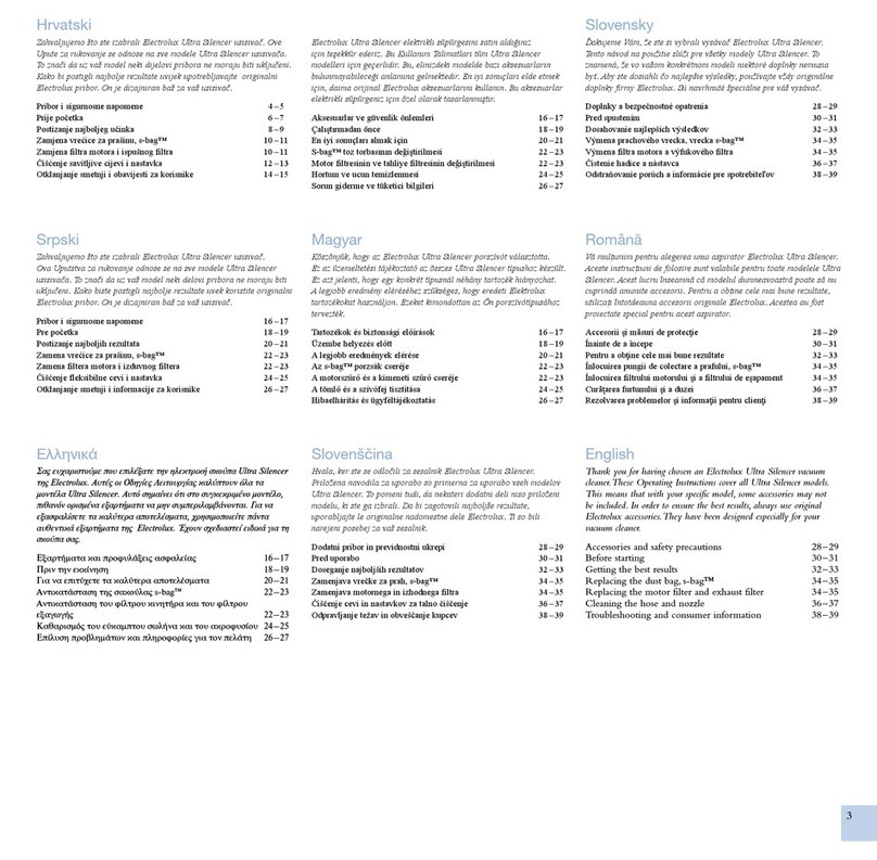 Electrolux Ultra Silence User manual