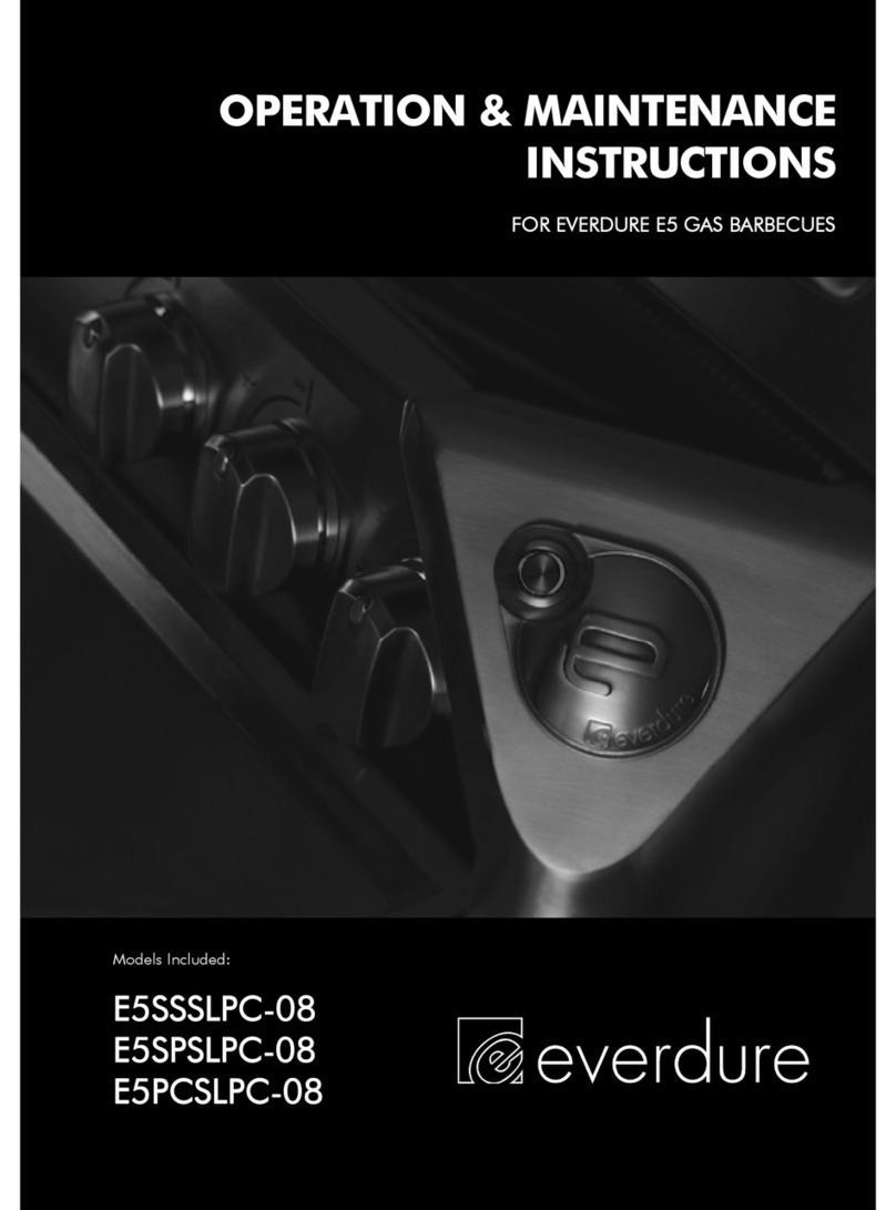 Everdure E5SSSLPC-08 Operation & maintenance instructions Everdure E5SSSLPC-08 Operation & maintenance instructions