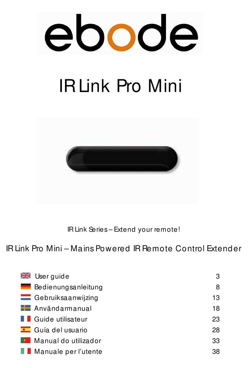 Ebode IR Link Pro Mini User manual Ebode IR Link Pro Mini User manual