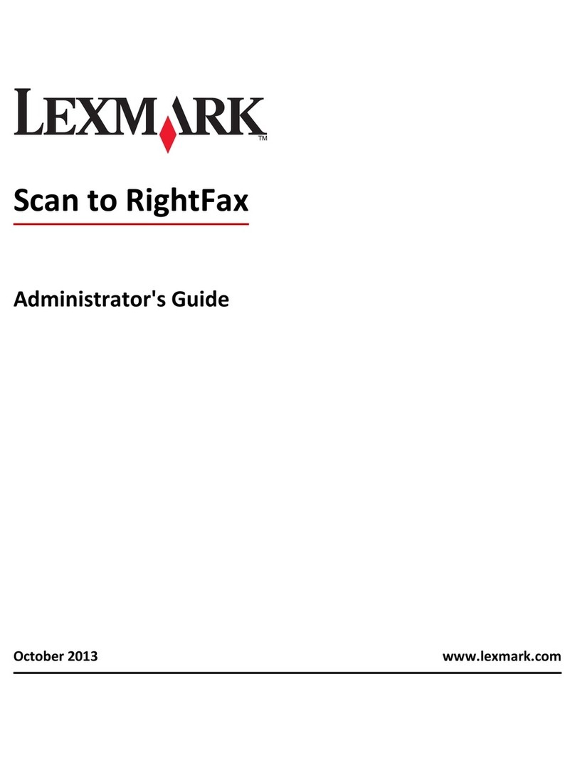 Lexmark RightFax Administration guide