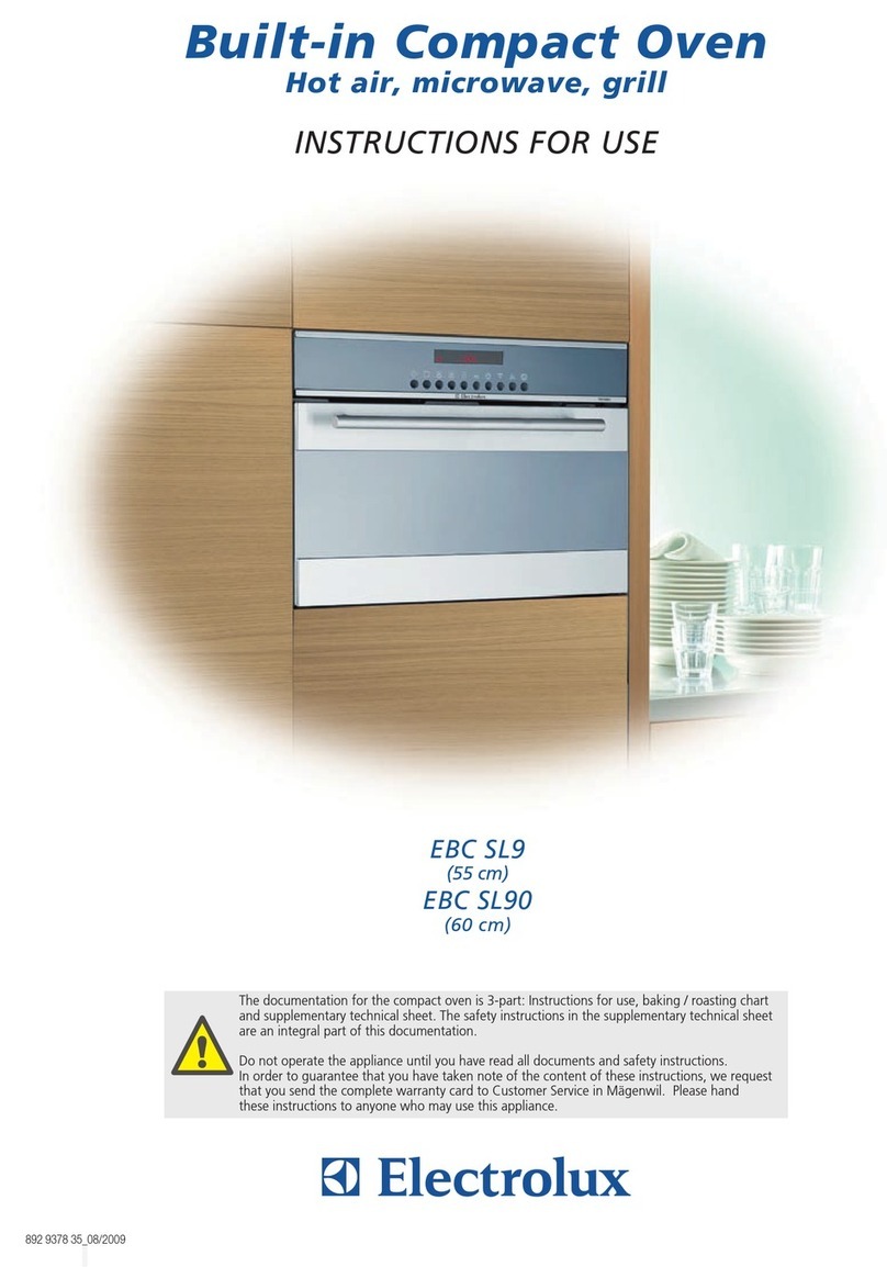 Electrolux EBC SL9 Instructions for use