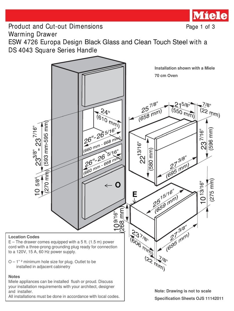 Miele ESW 4726 User instructions