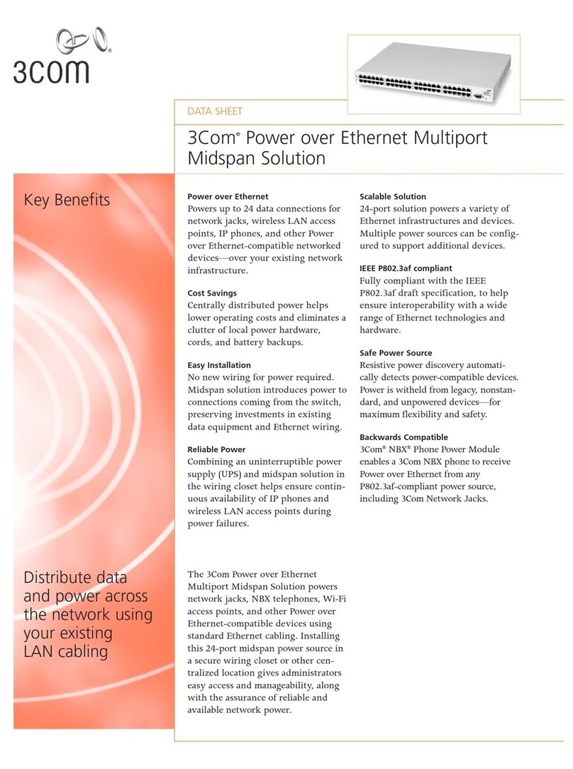 3Com 3CNJPSE24 datasheet