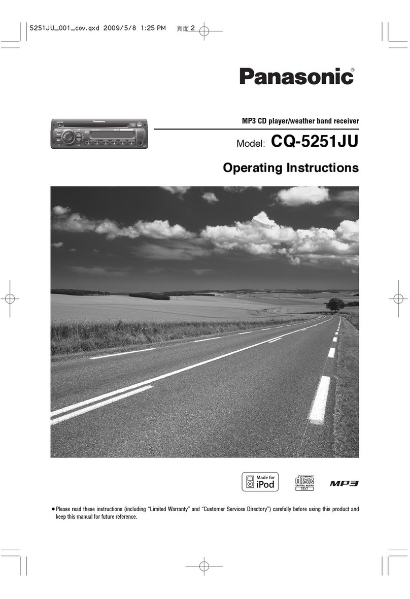 Panasonic CQ-5251JU operating instructions