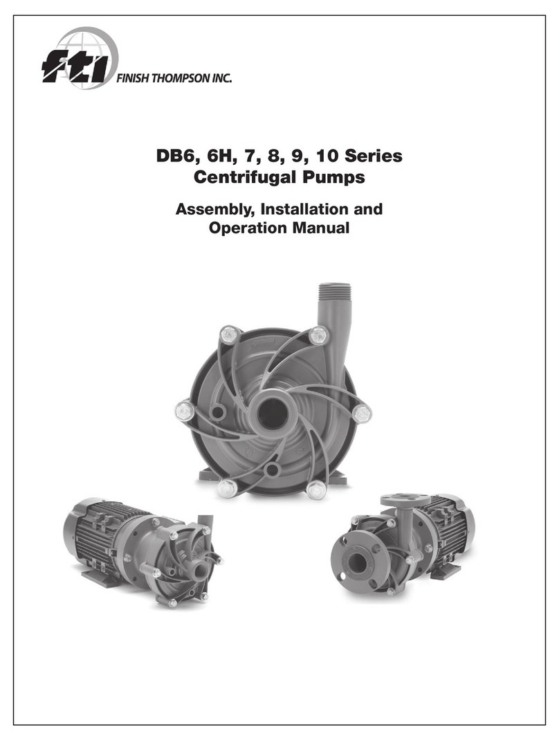 FTI DB6 Series Assembly, installation and operation manual FTI DB6 Series Assembly, installation and operation manual