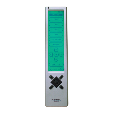 Rotel RR-1070 User manual Rotel RR-1070 User manual