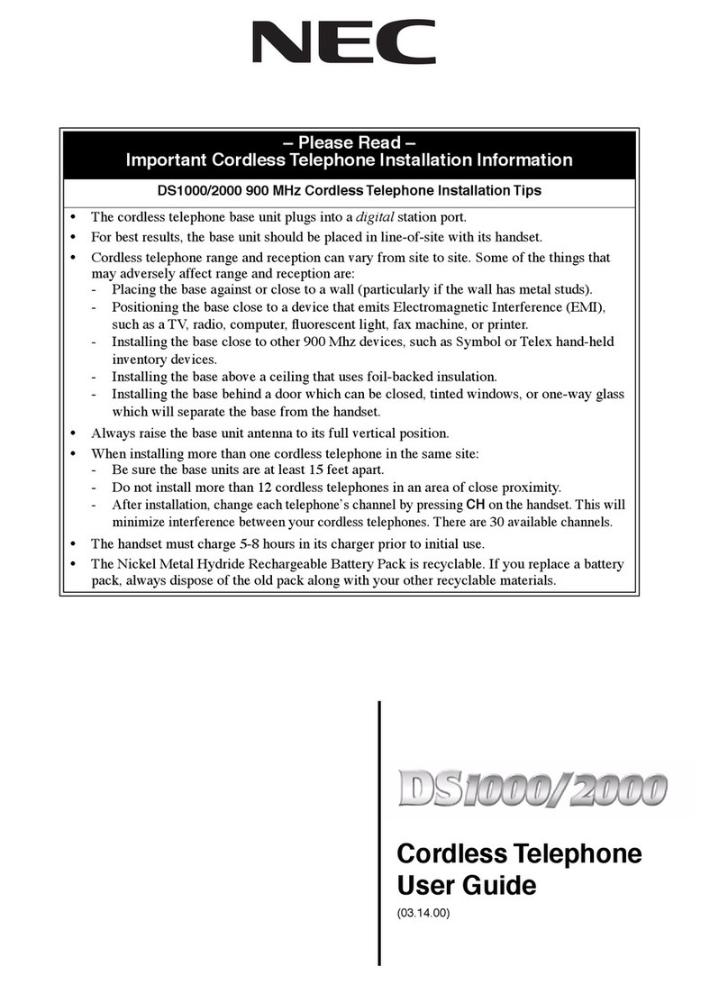 NEC DS1000 user guide