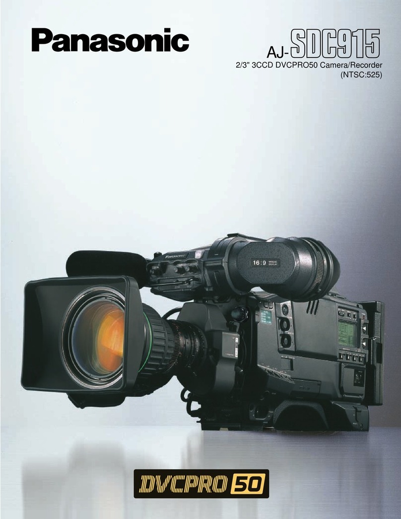 Panasonic AJSDC915 - DVC PRO CAMCORDER Brochure & specs Panasonic AJSDC915 - DVC PRO CAMCORDER Brochure & specs