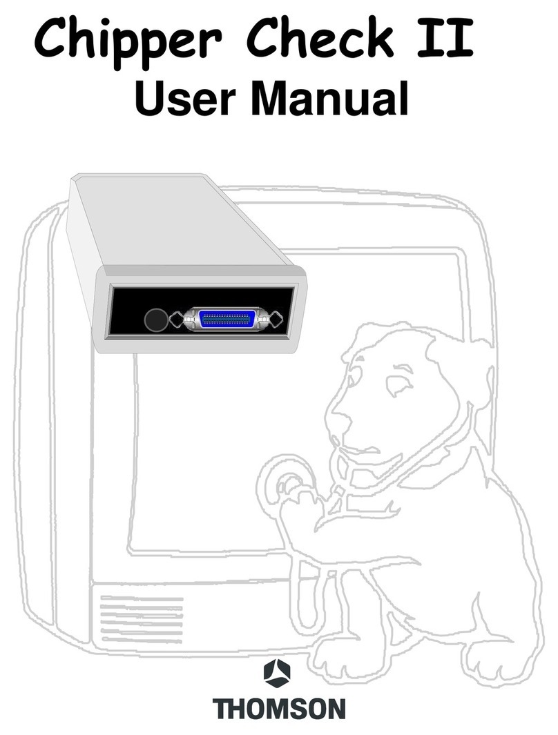 THOMSON Chipper Check II user manual