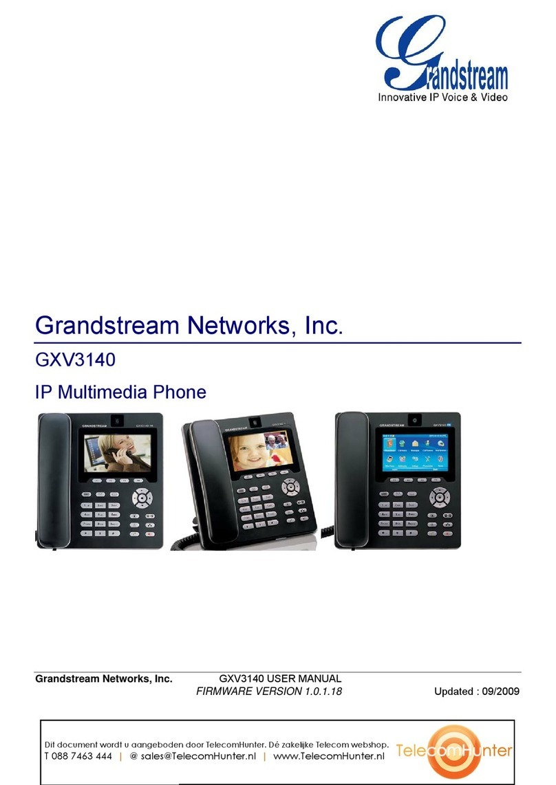 Grandstream Networks GXV-3140 User manual