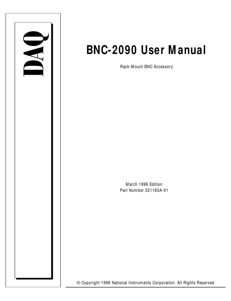 National Instruments BNC-2090 User manual National Instruments BNC-2090 User manual