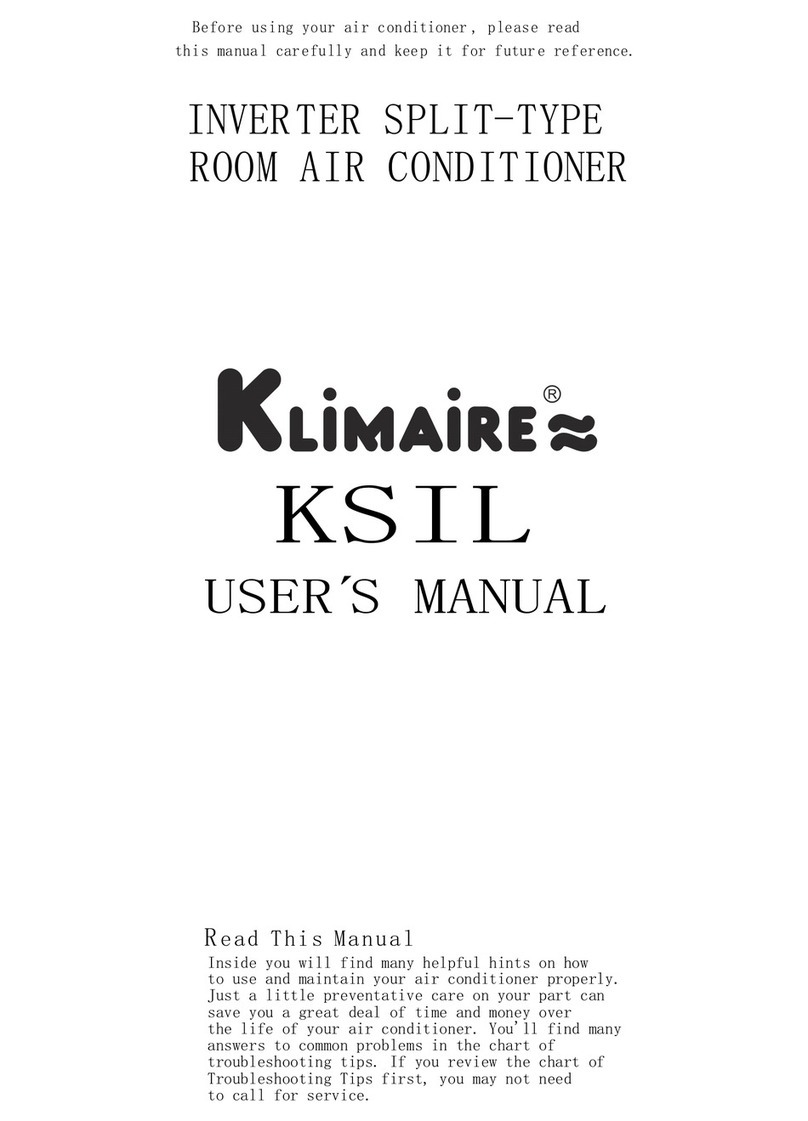 Klimare KSIL User manual
