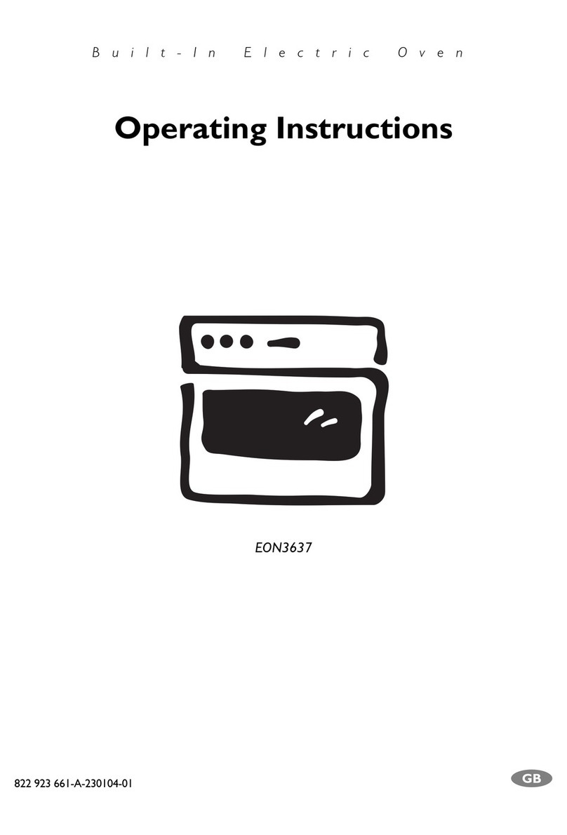 Electrolux EON3637 User manual Electrolux EON3637 User manual