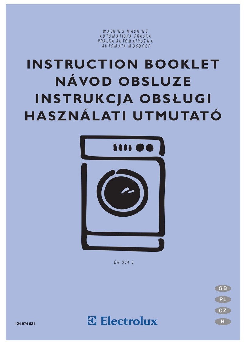 Electrolux EW 934 S User manual