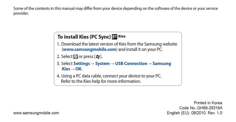 Samsung GT-B7350 User manual