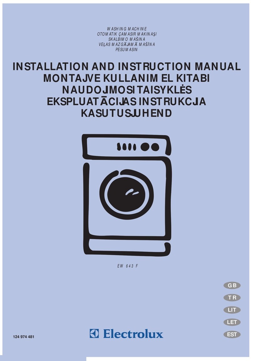Electrolux EW 643 F Quick guide