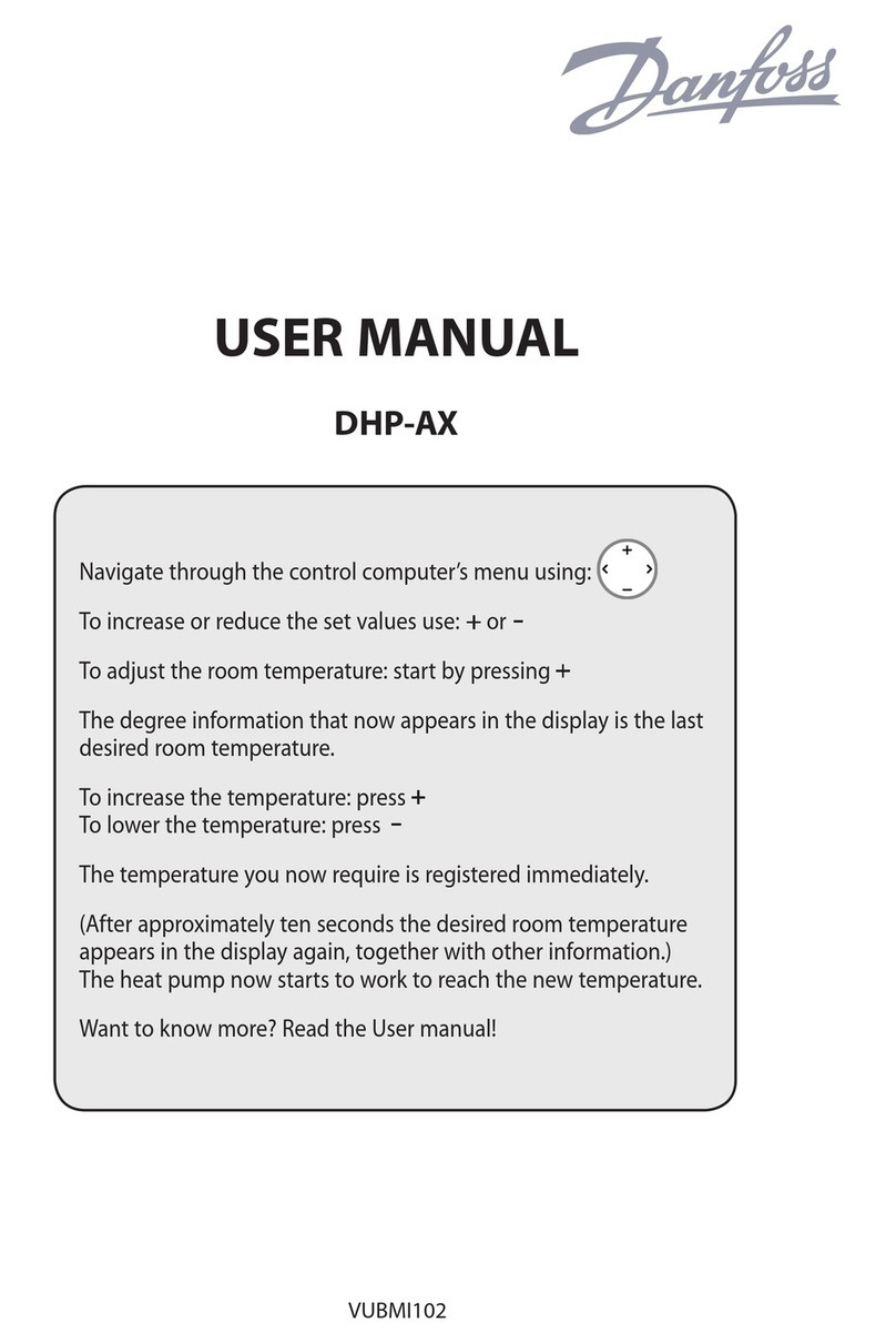 Danfoss DHP-AX User manual