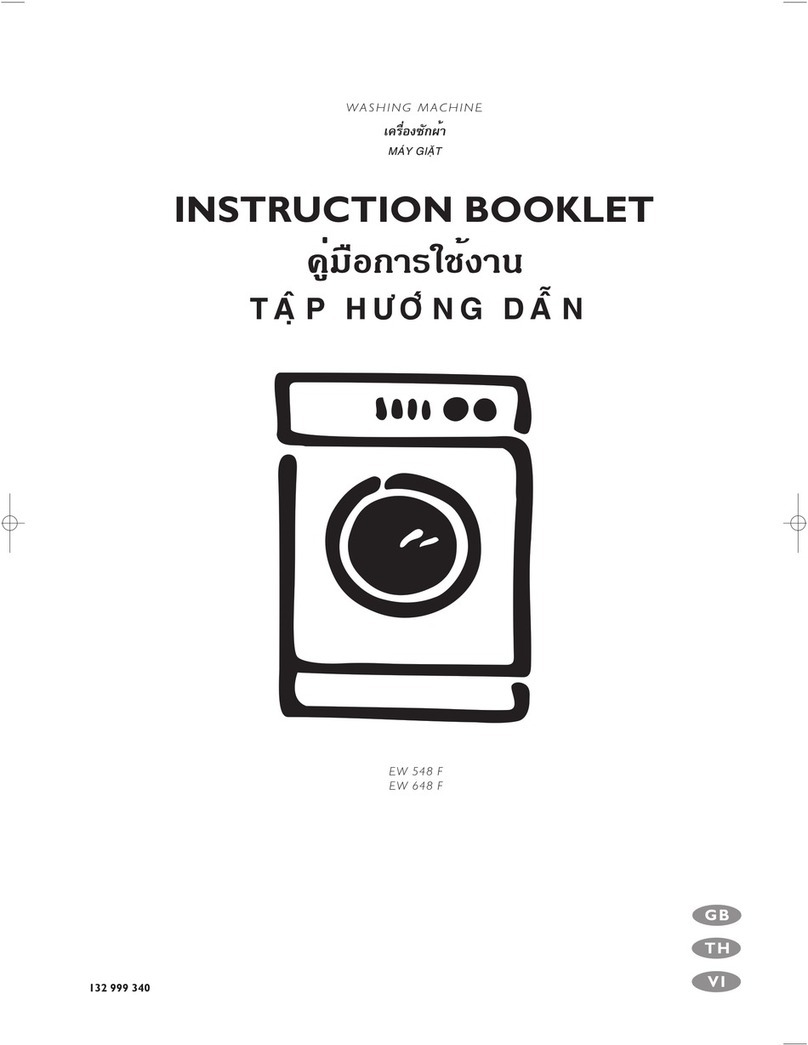 AEG Electrolux EW 648 F Instruction booklet
