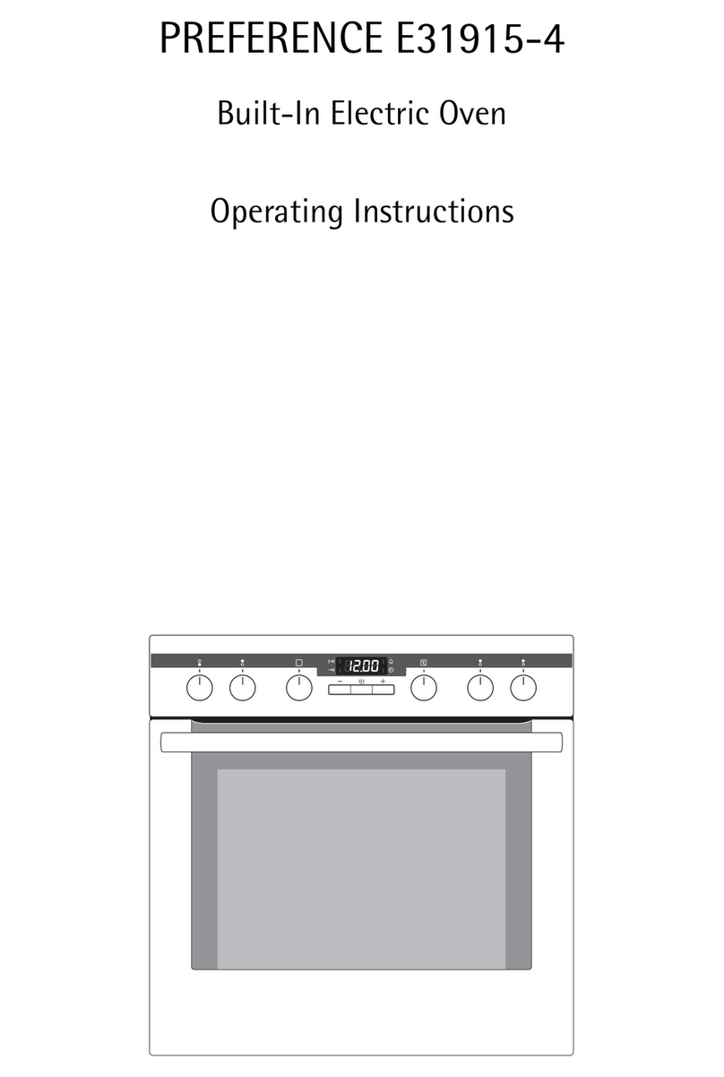 AEG Electrolux PREFERENCE E31915-4 operating instructions