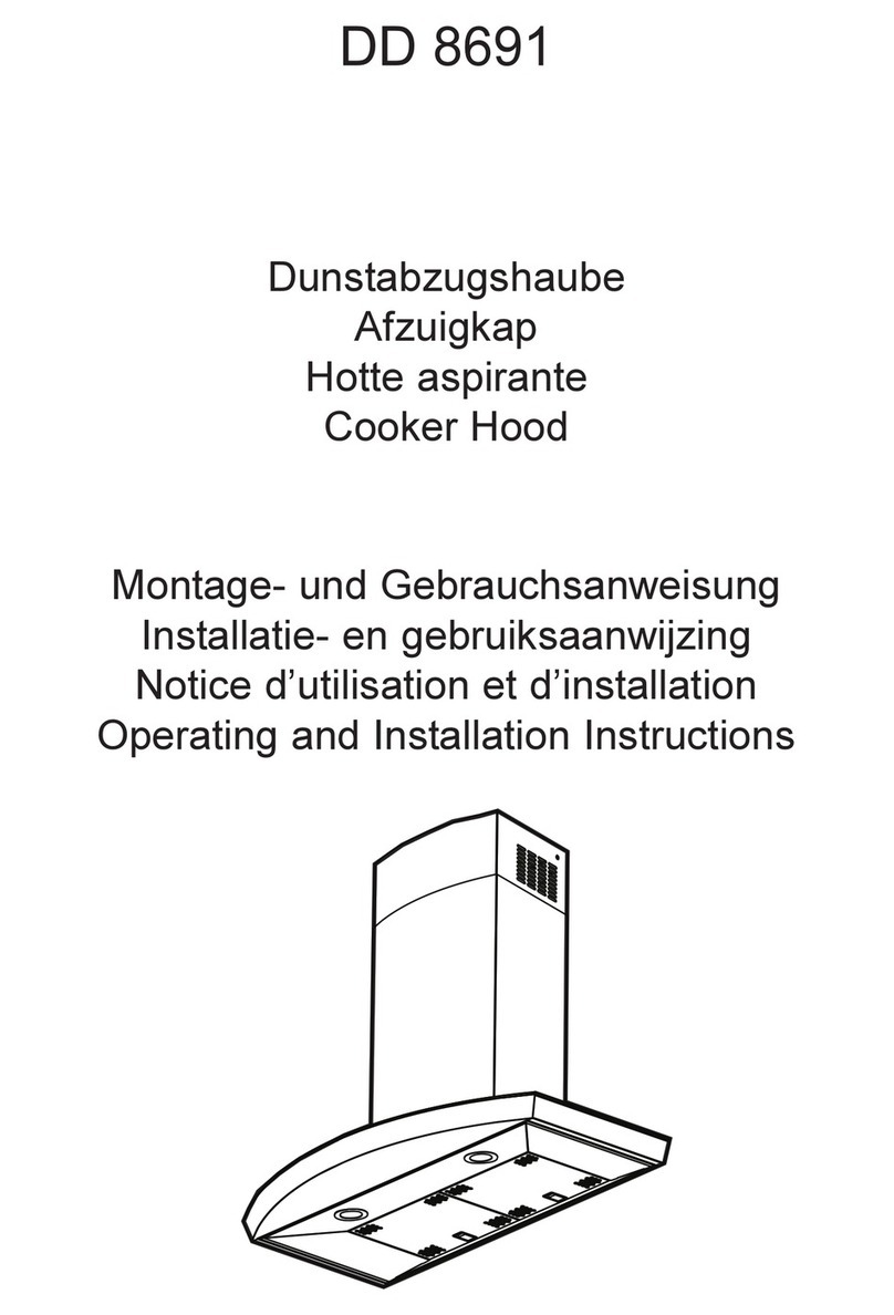 AEG DD8691 OPERATING AND INSTALLATION Manual