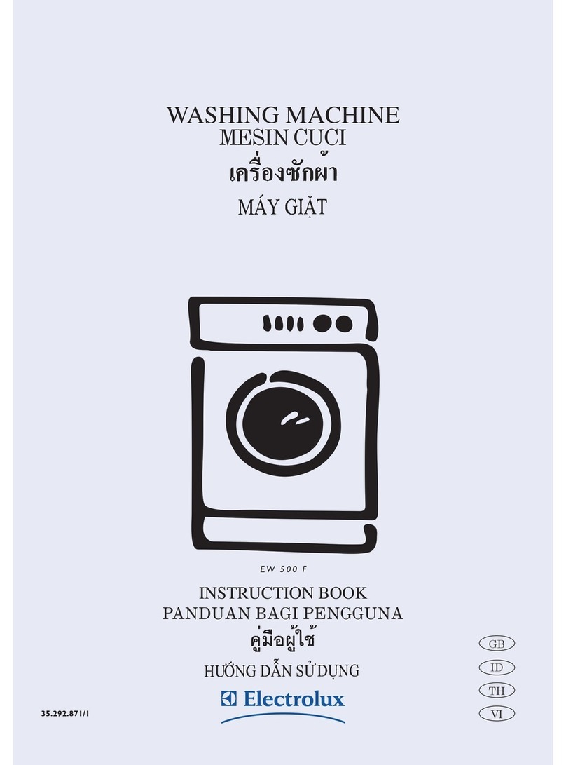 Electrolux EW 500 F User manual