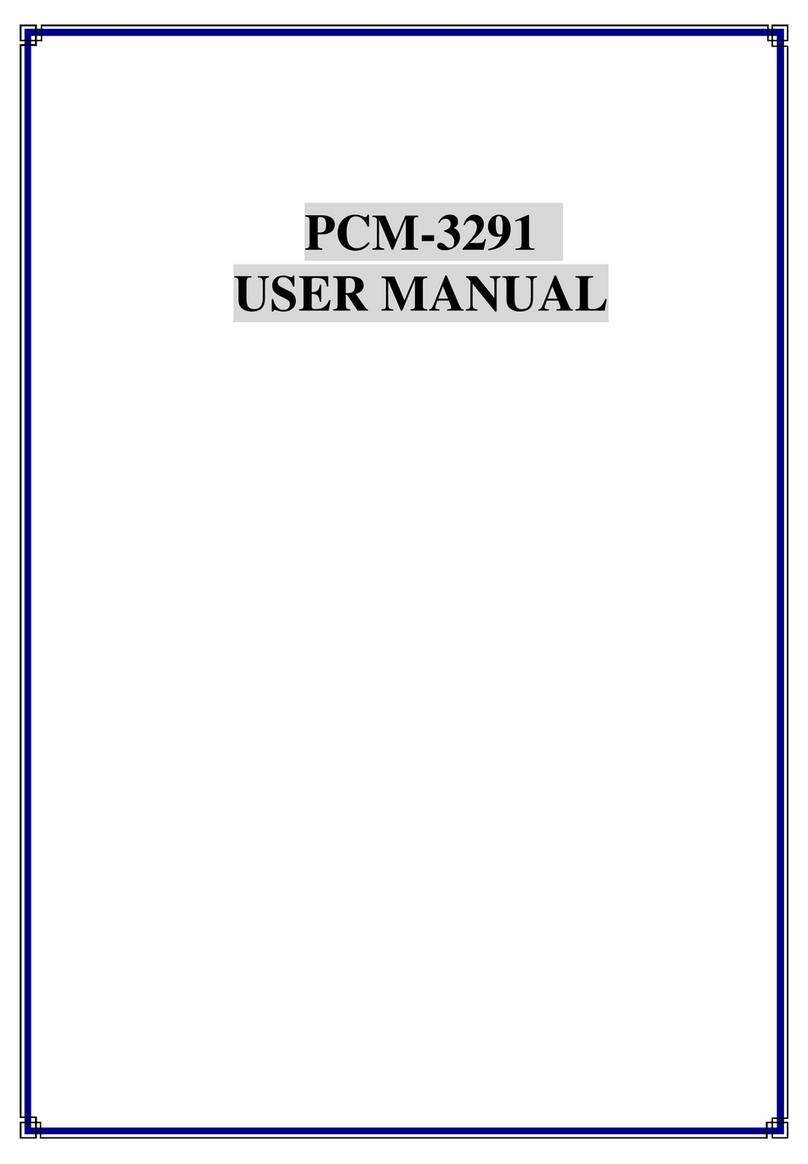 Advantech PCM-3291 user manual