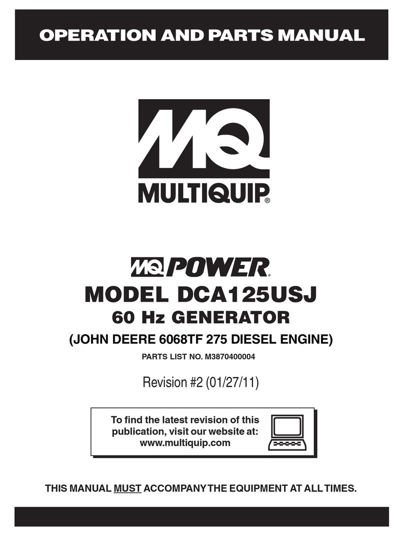 MULTIQUIP ULTRA-SILENT DCA-125USJ Guide