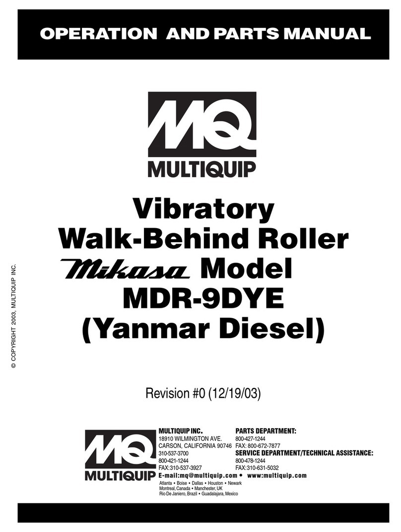 MULTIQUIP Mikasa MDR-9DYE Guide