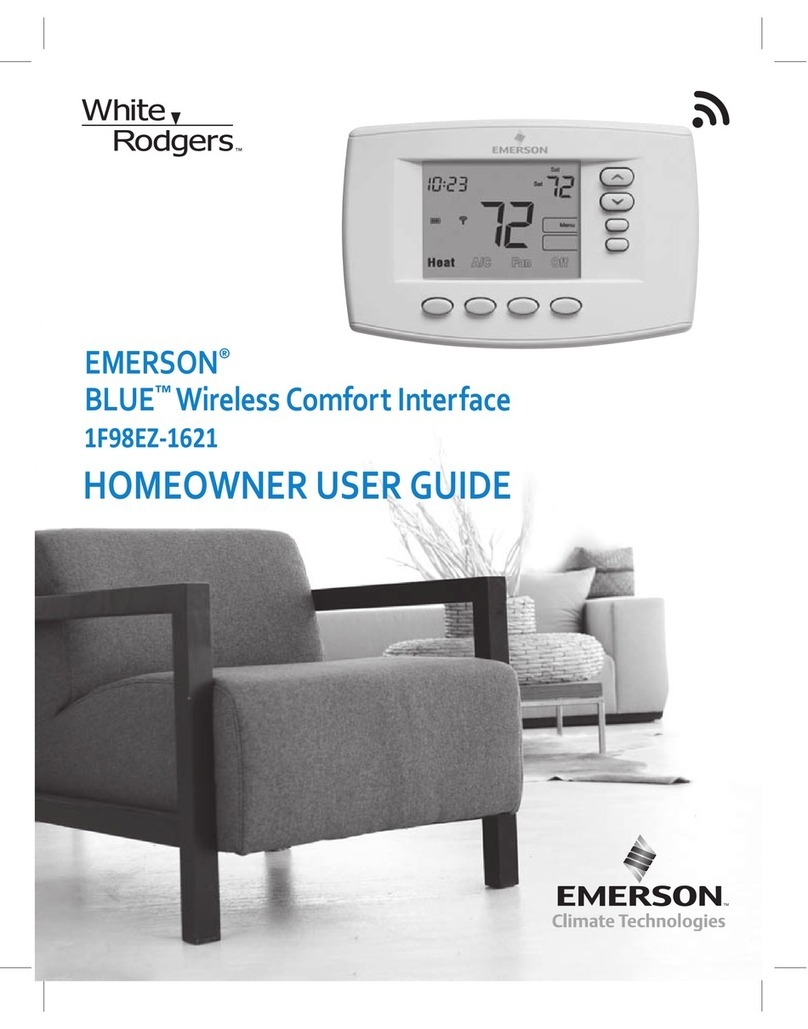 Emerson Blue Wireless Easy Install 1F98EZ-1621 Homeowner user guide
