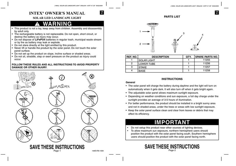 Intex QES1500 owner's manual