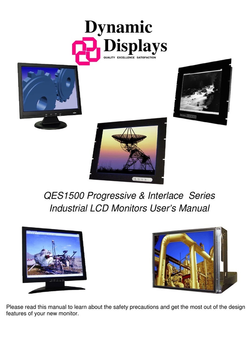 Dynamic Displays QES1500 Progressive Series user manual