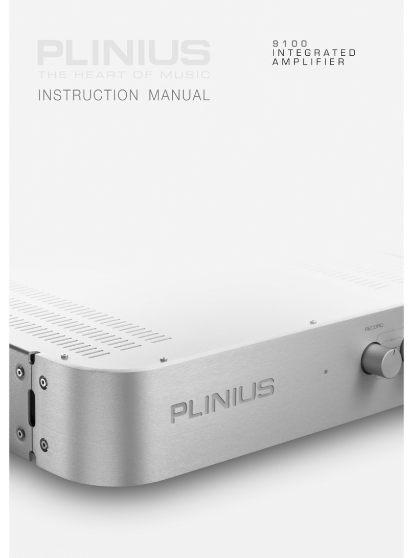 Plinius 9100 User manual