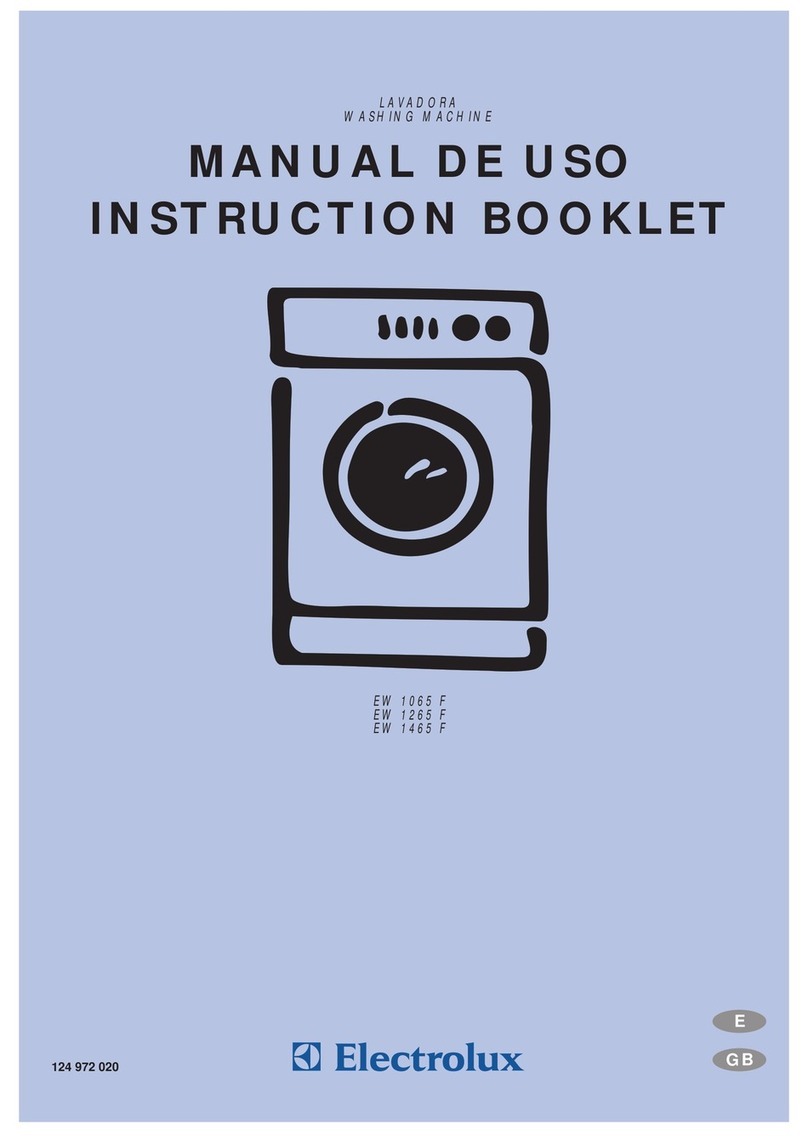 Electrolux EW 1065 F Instruction booklet