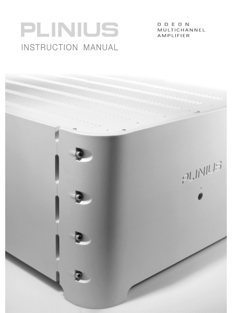 Plinius Odeon User manual