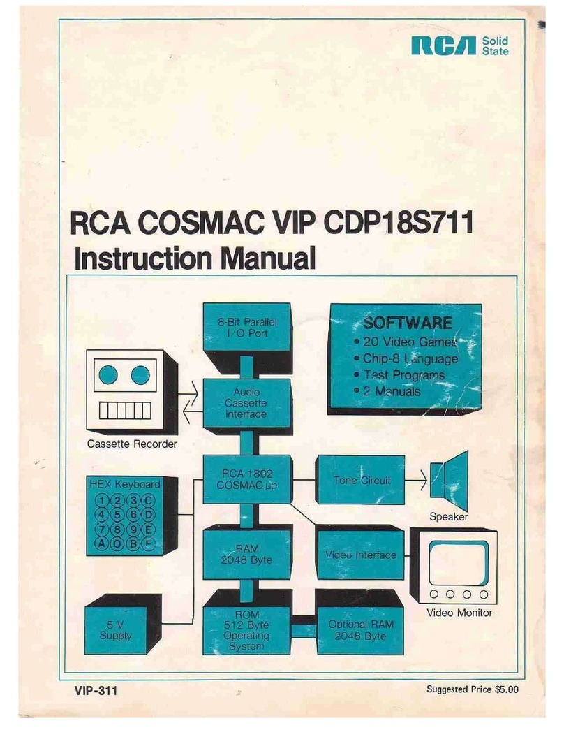 RCA CDP18S711 instruction manual