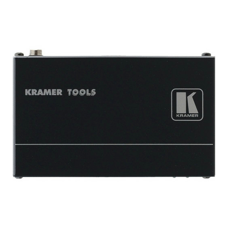 Kramer TP-330FW User manual Kramer TP-330FW User manual