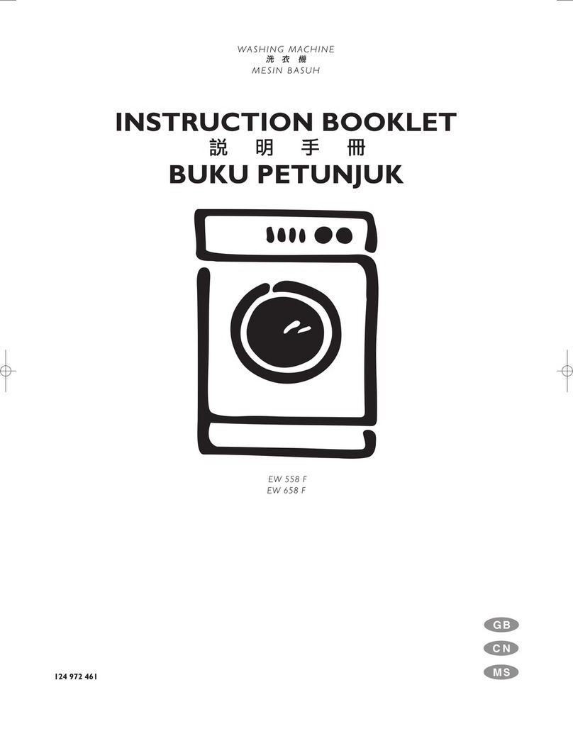 Electrolux EW 658 F User manual