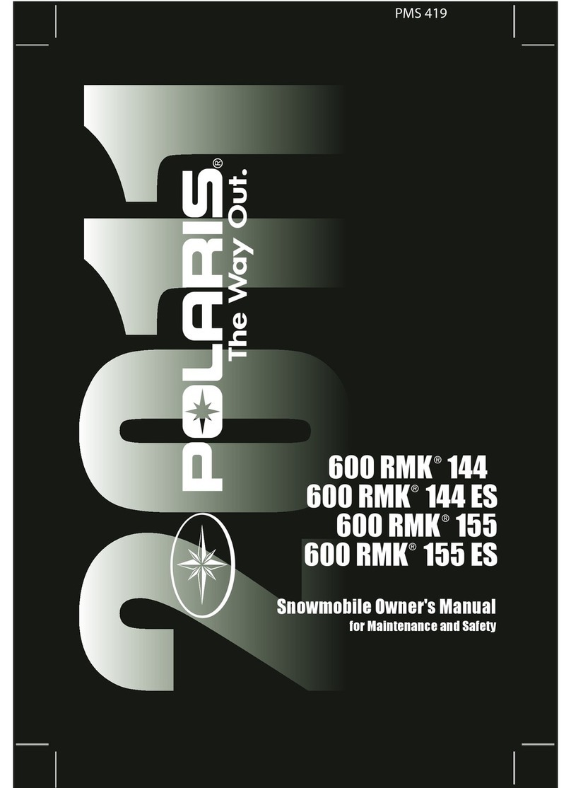 Polaris 600 RMK 155 User manual