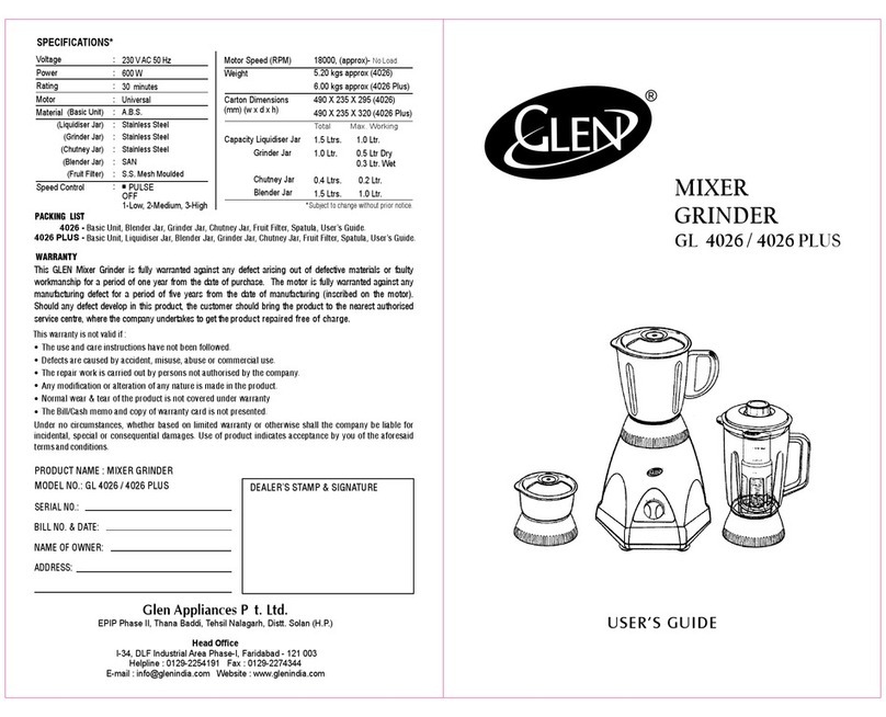 Glen GL 4026 user guide