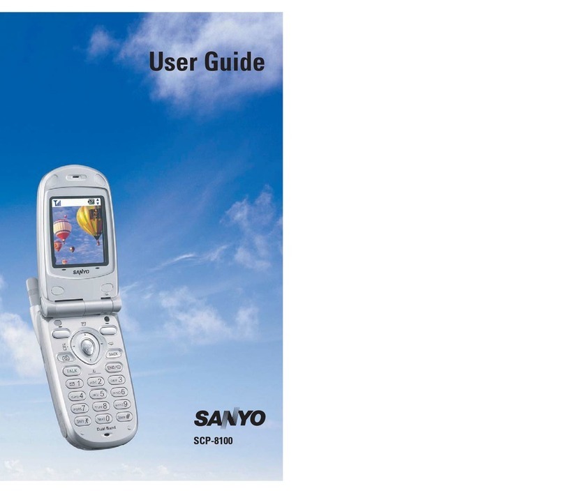 Sanyo SCP-8100 user guide