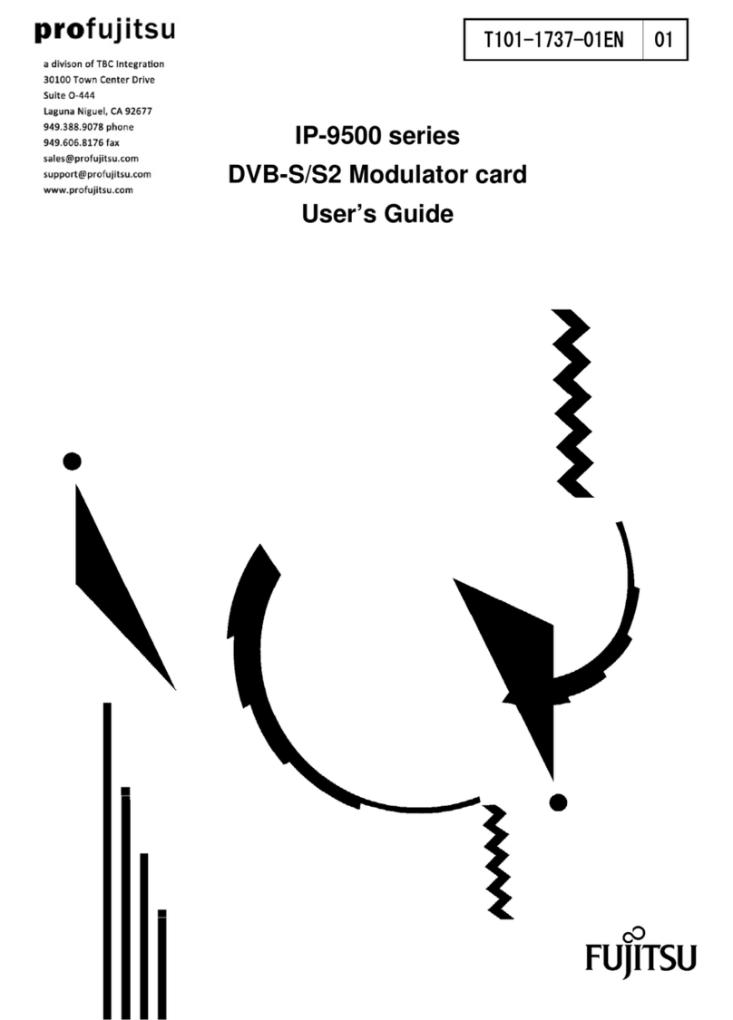 Fujitsu DVB-S user guide