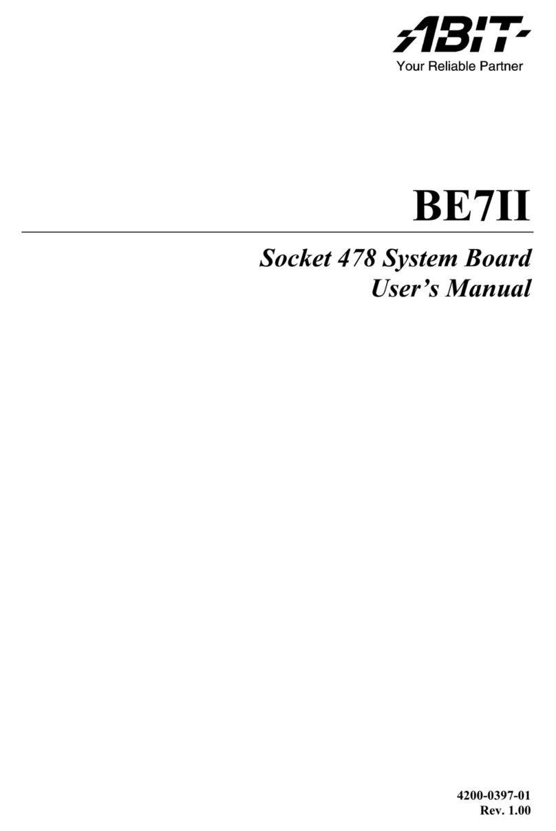 Abit BE7II User manual
