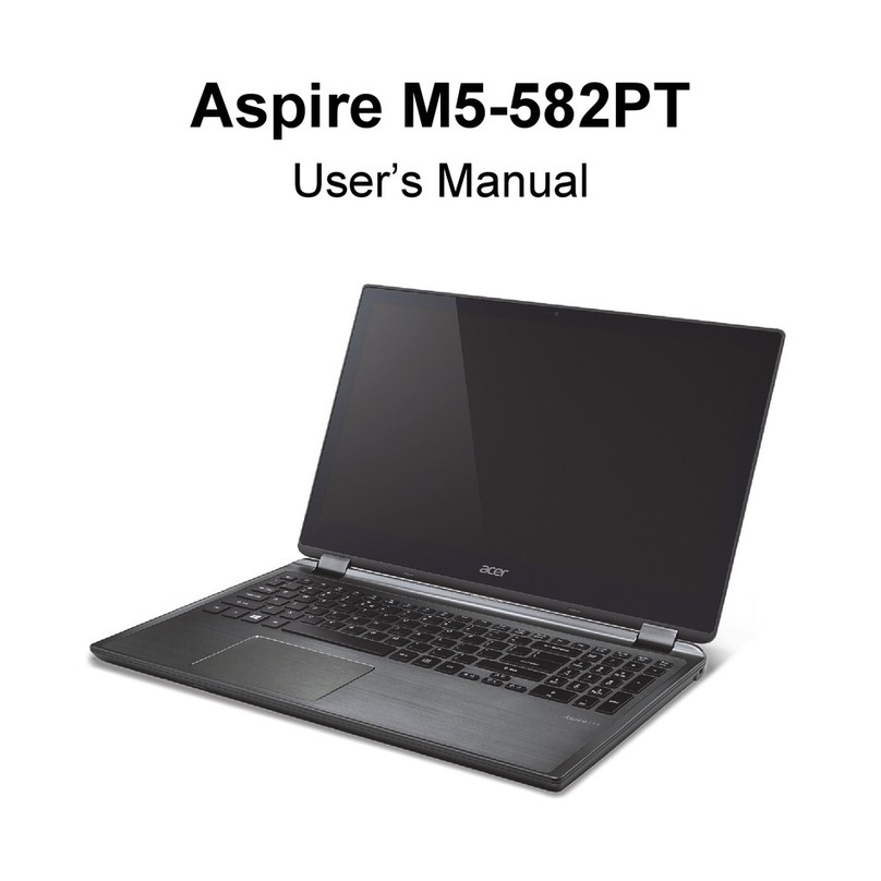 Acer ASPIRE M5-582PT user manual