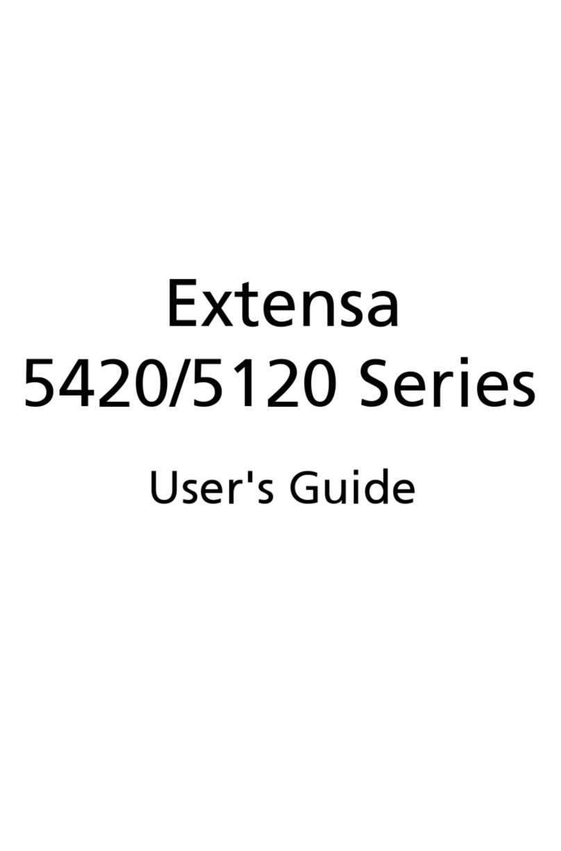 Acer Extensa 5420 user guide