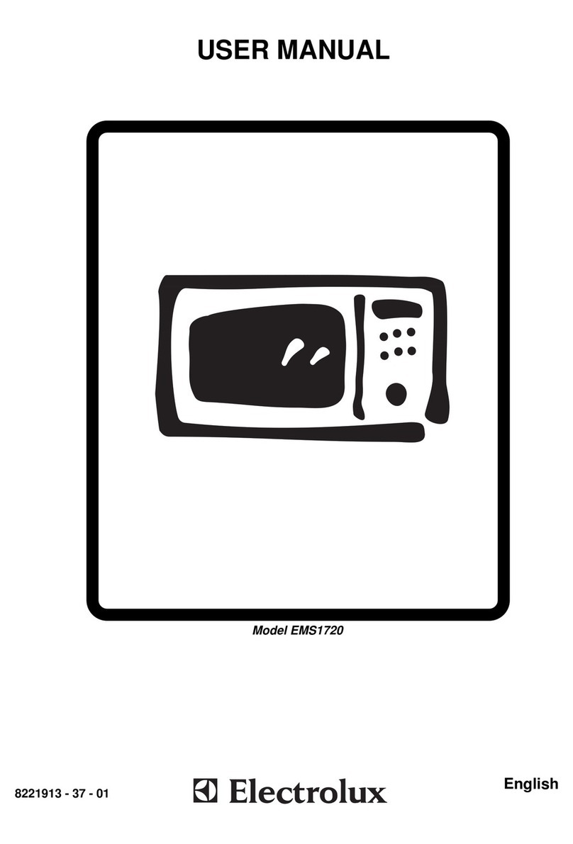 Electrolux EMS 1720 user manual