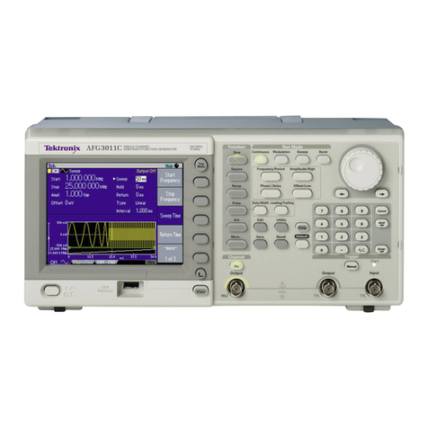 Tektronix AFG3000 Series Manual