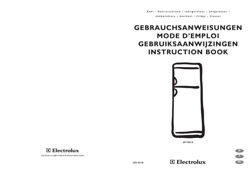 Electrolux ER 7532 D Instruction book